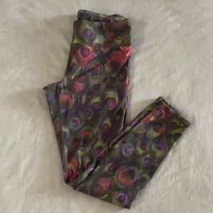 Fabletics Peacock Leggings Size Small